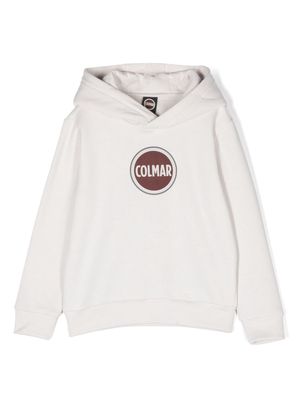 Colmar Kids logo-print long-sleeved hoodie - Grey