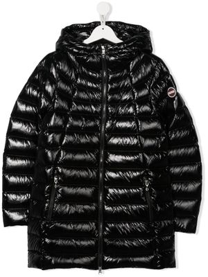 Colmar Kids TEEN Shiny down-filled hooded coat - Black