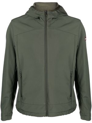 Colmar logo-patch hooded jacket - Green