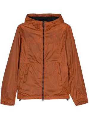 Colmar logo-patch hooded jacket - Orange