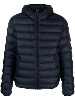 Colmar logo-patch hooded padded jacket - Blue