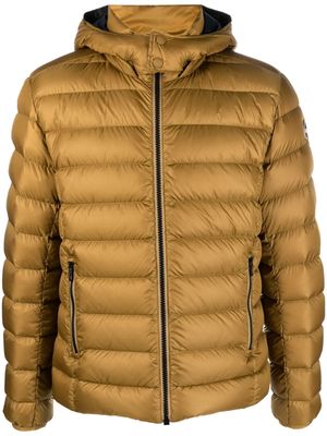 Colmar logo-patch padded jacket - Brown