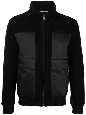 COLMAR logo-patch shearling-trim jacket - Black