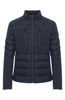 COLMAR New Warrior Quilted Down Jacket in Navy Blue