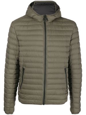 COLMAR quilted hooded down jacket - Green