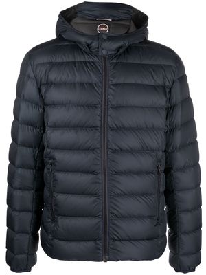 COLMAR quilted zip-up hooded jacket - Blue