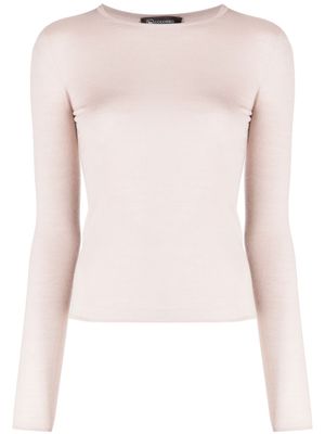 Colombo crew-neck wool jumper - Pink