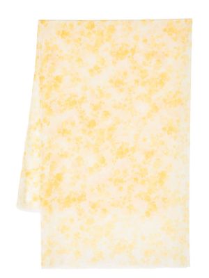 Colombo floral-print scarf - Yellow