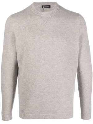Colombo long-sleeve cashmere jumper - Neutrals