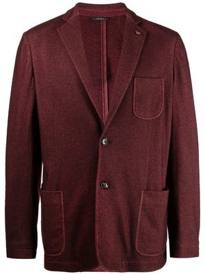 Colombo single-breasted jacket - Red