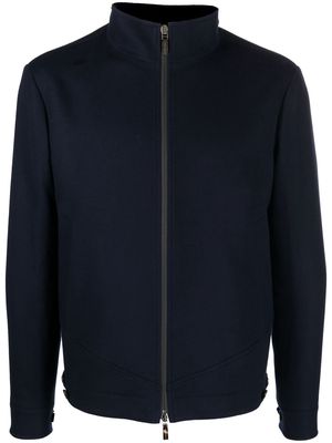 Colombo zipped wool jacket - Blue