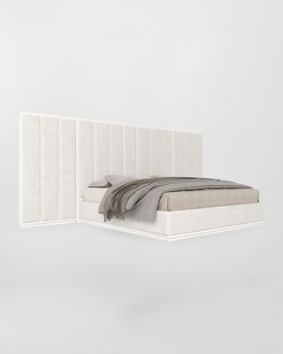 Colonna Extended Panel Upholstered Queen Bed