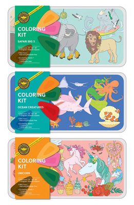COLOR JEU Ocean Safari Coloring Kit in Assorted