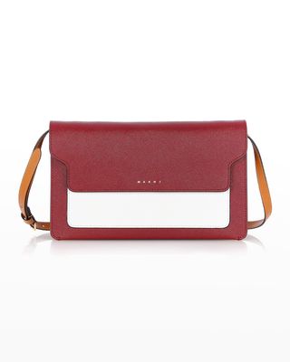 Colorblock 3-Compartment Pouch Crossbody Bag