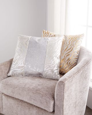Colorblock Zebra & Spots Pillow