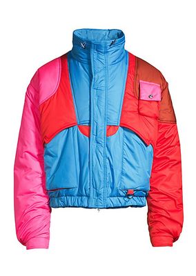Colorblocked Windbreaker Jacket