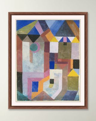 "Colorful Architecture" Framed Giclee
