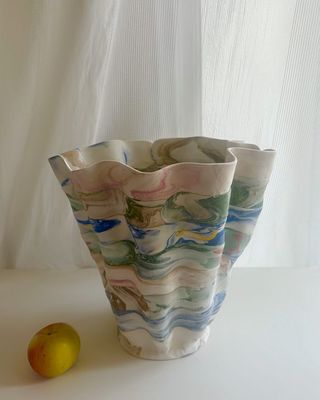 Colorful Confinement Medium Glossy Vase - 30"