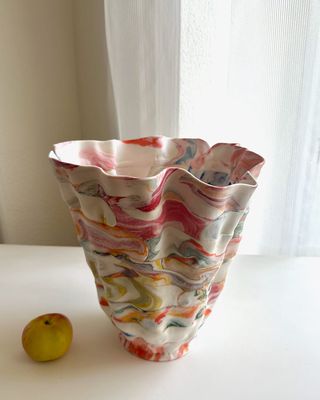 Colorful Confinement Medium Matte Vase - 30"