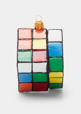 Colorful Cube Christmas Ornament