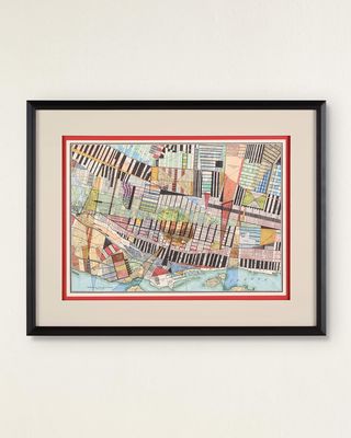 "Colorful Maps IV" Print