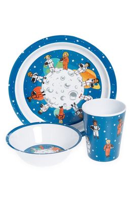 Colorfull Plates Space Theme Mealtime Plate