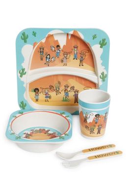 Colorfull Plates Western Theme Mealtime Plate