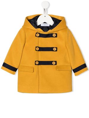 Colorichiari hooded duffle-coat - Yellow