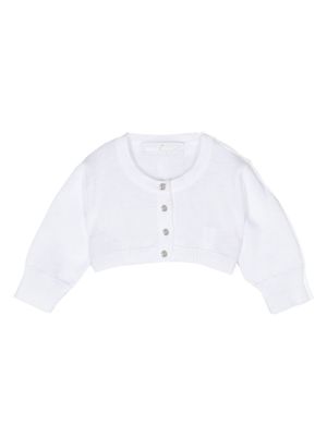 Colorichiari knitted cotton cardigan - White