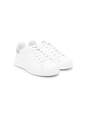 Colorichiari stud-embellished leather sneakers - White