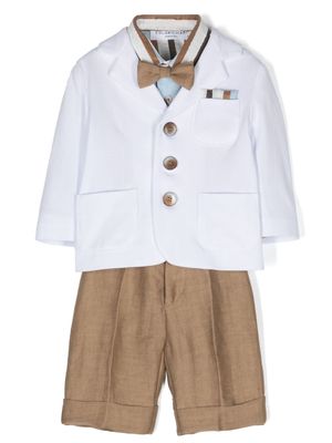 Colorichiari three-piece shorts set - White
