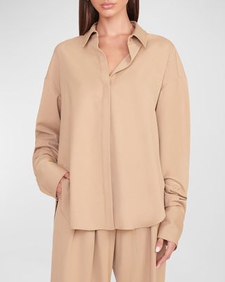Colton Oversized Button-Front Shirt