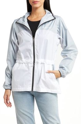 Columbia Alpine Chill Hooded Convertible Jacket in Cirrus Grey/White