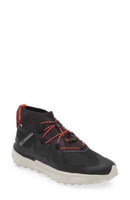 Columbia Facet™ 75 Alpha Outdry™ Waterproof Hiking Sneaker in Black/Red Coral