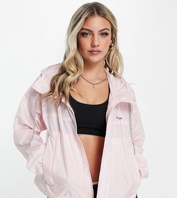 Columbia Flash Challenger cropped windbreaker jacket in pink Exclusive at ASOS
