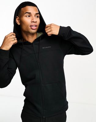 Columbia full zip hoodie in black