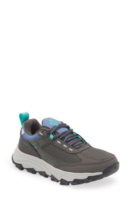 Columbia Hatana&trade; Max Outdry&trade; Waterproof Sneaker in Dark Grey Electric Turquoise