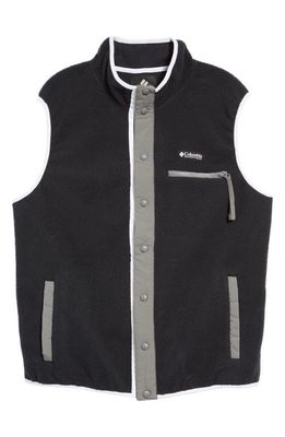 Columbia Helvetia Fleece Vest in Black City Grey
