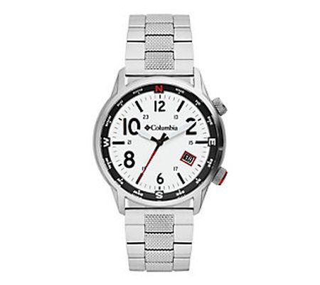 Columbia Men's Outbacker White Dial Stainless S teel Watch