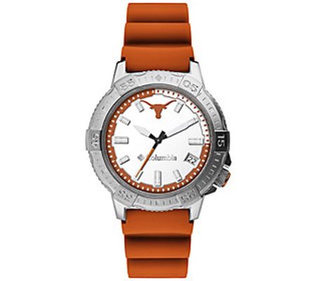 Columbia Men's Texas Stainless Steel Silicone S trap Watch