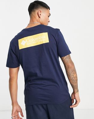 Columbia North Cascades back print t-shirt in navy