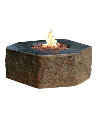 Columbia Outdoor Fire Pit Table with Natural Gas Assembly