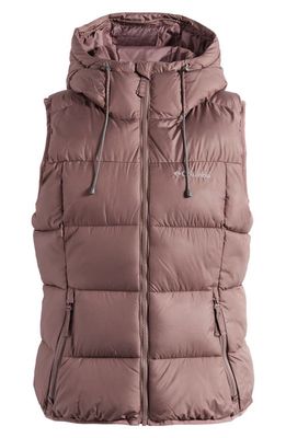Columbia Pike Lake II Water Repellent Insulated Puffer Vest in Basalt