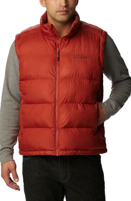 Columbia Pike Lake II Water Repellent Insulated Puffer Vest in Warp Red