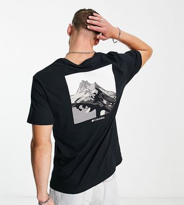 Columbia Range back print t-shirt in black Exclusive at ASOS