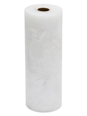 Column Quartz Candlestick - White Qua - White Qua