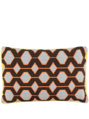 colville hexagon-pattern cushion - Blue