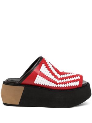 colville Kerouac platform sandals - Red