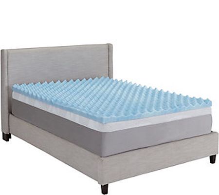 ComforPedic by Beautyrest 3" Mem. Foam Reversib le KG Topper