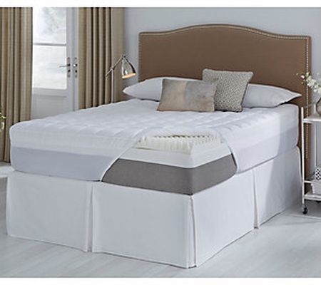 ComforPedic from BeautyRest Full 4.5" Reversibl e Foam Topper